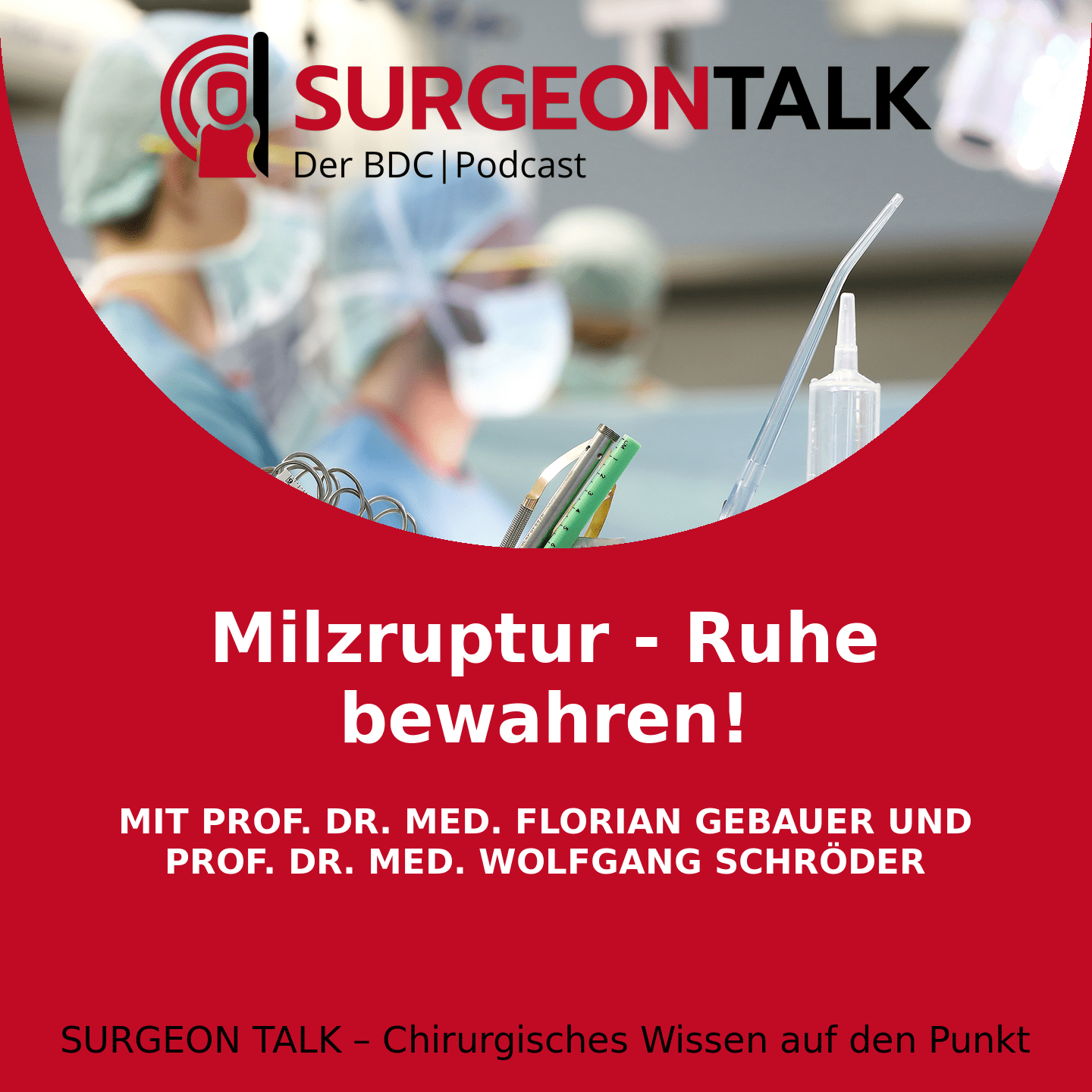 Milzruptur - Ruhe bewahren!